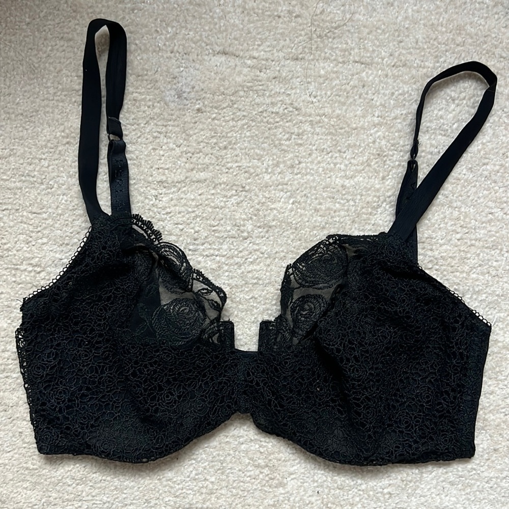 La Perla Black Lace Underwire Bra